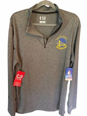 NBA Golden State Warriors Quarter Zip Pullover Lightweight Sweatshirt Men’s XL